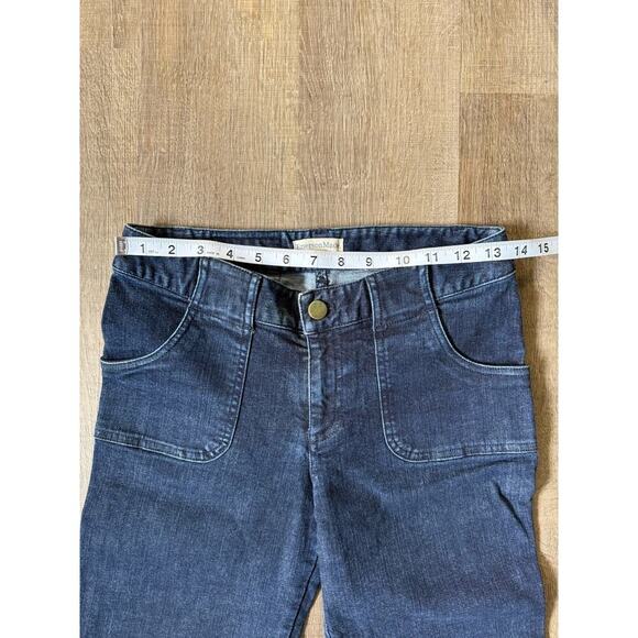 Emerson Made Jeans Dark Wash Mid Waist Flare Leg Boot Cut‎ Jeans Size 26 - Picture 3 of 7